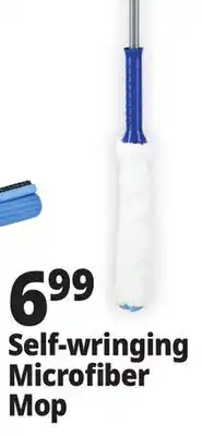 Ocean State Job Lot Self-wringing Microfiber Mop offer