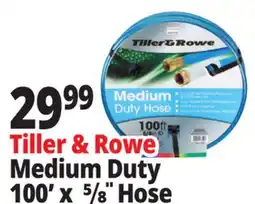 Ocean State Job Lot Tiller & Rowe Medium Duty 100' x 5/8 Hose offer