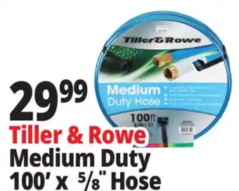 Ocean State Job Lot Tiller & Rowe Medium Duty 100' x 5/8 Hose offer