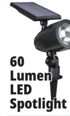 Ocean State Job Lot Outdoor Living Accents Solar LED Spotlight offer