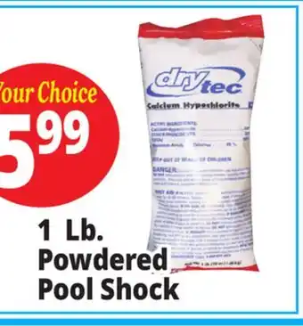Ocean State Job Lot 1 Lb. Powdered Pool Shock offer