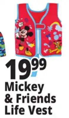 Ocean State Job Lot Mickey & Friends Life Vest offer