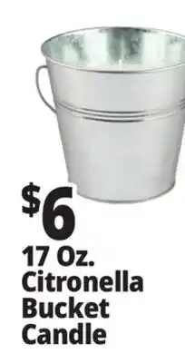 Ocean State Job Lot 17 Oz. Citronella Bucket Candle offer