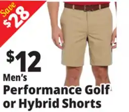 Ocean State Job Lot Men's Performance Golf or Hybrid Shorts offer