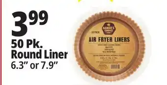 Ocean State Job Lot 50 Pk. Round Liner offer