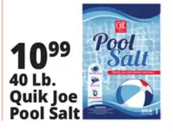 Ocean State Job Lot 40 Lb. Quik Joe Pool Salt offer