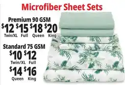 Ocean State Job Lot Microfiber Sheet Sets offer