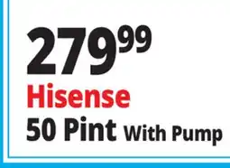 Ocean State Job Lot Hisense 50 Pint With Pump offer