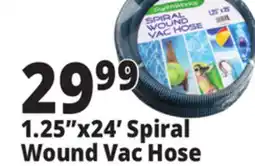 Ocean State Job Lot 1.25x24' Spiral Wound Vac Hose offer