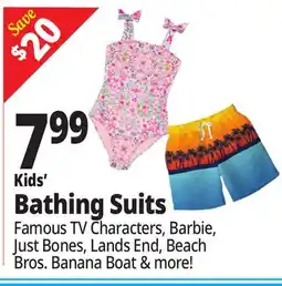 Ocean State Job Lot Kids' Bathing Suits offer