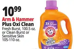 Ocean State Job Lot Arm & Hammer Plus Oxi Clean offer