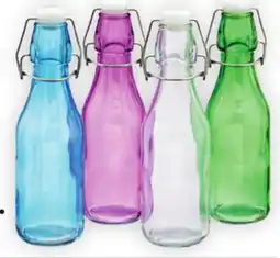 Ocean State Job Lot Air Tight Clear Glass Bottle 9 oz offer