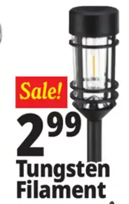 Ocean State Job Lot Tungsten Filament Solar Light offer