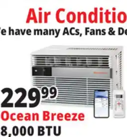 Ocean State Job Lot Ocean Breeze 8 000 BTU Window Air Conditioner offer