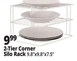 Ocean State Job Lot 2-Tier Corner Silo Rack offer