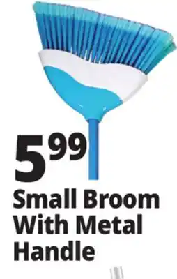 Ocean State Job Lot Small Broom With Metal Handle offer