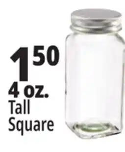 Ocean State Job Lot 4 oz. Tall Square offer