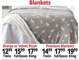 Ocean State Job Lot Blankets offer