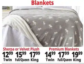 Ocean State Job Lot Blankets offer