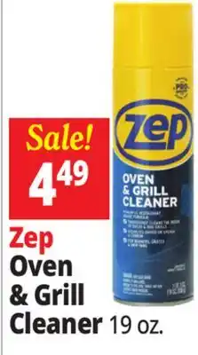 Ocean State Job Lot ZEP Oven & Grill Cleaner 19 oz offer