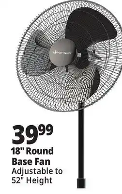 Ocean State Job Lot 18 Round Base Fan offer