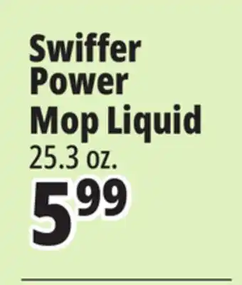 Ocean State Job Lot Swiffer Power Mop Liquid offer