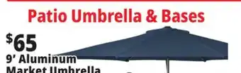 Ocean State Job Lot 9' Aluminum Market Umbrella offer