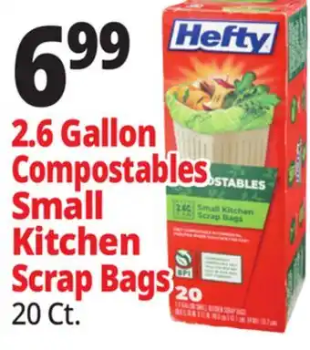 Ocean State Job Lot Hefty Compostable Small Kitchen Scrap Bags 20 Count offer