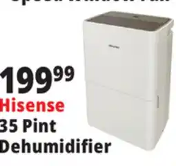 Ocean State Job Lot Hisense 35 Pint Dehumidifier offer