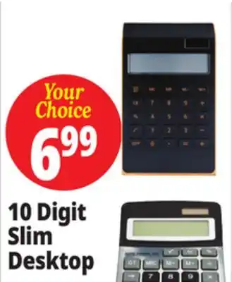 Ocean State Job Lot 10 Digit Slim Desktop offer