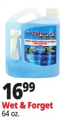 Ocean State Job Lot Wet & Forget Outdoor Moss Mold Mildew & Algae Stain Remover 64 fl. oz offer