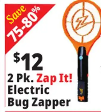 Ocean State Job Lot 2 Pk. Zap It! Electric Bug Zapper offer