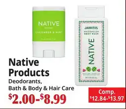 Ocean State Job Lot Native Products offer