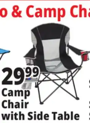 Ocean State Job Lot Camp Chair with Side Table offer