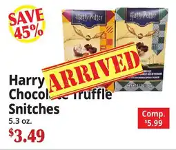 Ocean State Job Lot Harry Chocolate Truffle Snitches offer