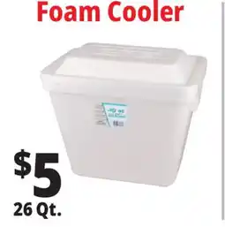 Ocean State Job Lot Foam Cooler offer
