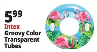 Ocean State Job Lot Intex Groovy Color Transparent Tubes offer
