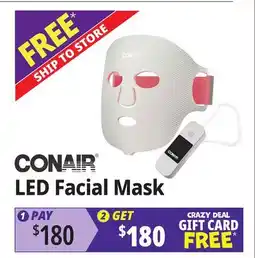 Ocean State Job Lot CONAIR LED Facial Mask offer