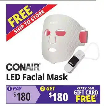 Ocean State Job Lot CONAIR LED Facial Mask offer