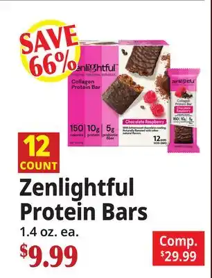 Ocean State Job Lot Zenlightful Protein Bars offer