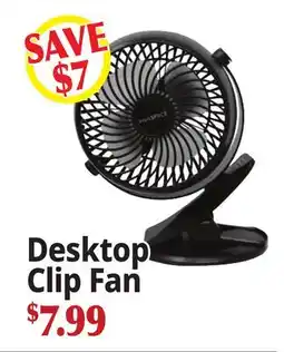 Ocean State Job Lot Desktop Clip Fan offer