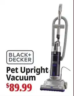 Ocean State Job Lot BLACK+DECKER Pet Upright Vacuum offer