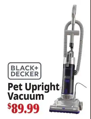 Ocean State Job Lot BLACK+DECKER Pet Upright Vacuum offer