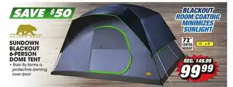 Big 5 Golden Bear Sundown Blackout 6-person Dome Tent offer