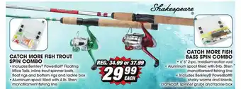 Big 5 Catch More Fish Trout Spin Combo Catch More Fish Bass Spin Combo offer