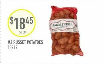 US Foods Chef's Store Russet Potatoes offer
