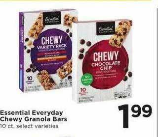 Cub Foods Essential Everyday Chewy Granola Bars offer