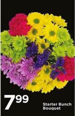 Cub Foods Starter Bunch Bouquet offer