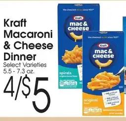 Family Fare Kraft Macaroni & Cheese Dinner offer