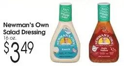 Family Fare Newman's Own Salad Dressing offer